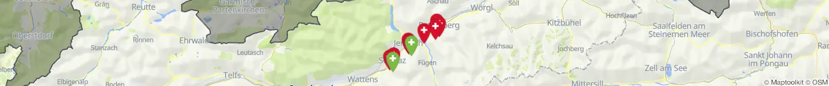 Kartenansicht für Apotheken-Notdienste in der Nähe von Achenkirch (Schwaz, Tirol)